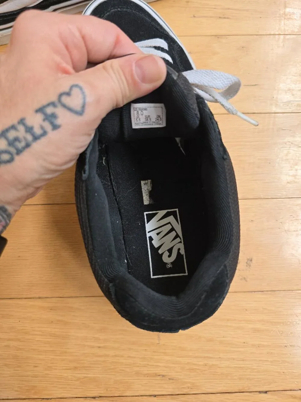Vans | Caldrone black skater sneakers | WMS 8